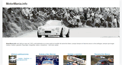Desktop Screenshot of motormania.info